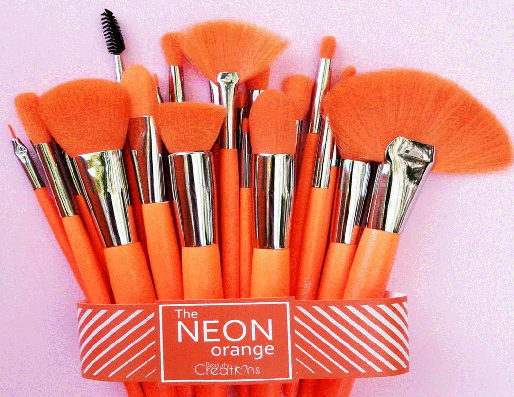 Neon Orange Brush Set Beauty Creations